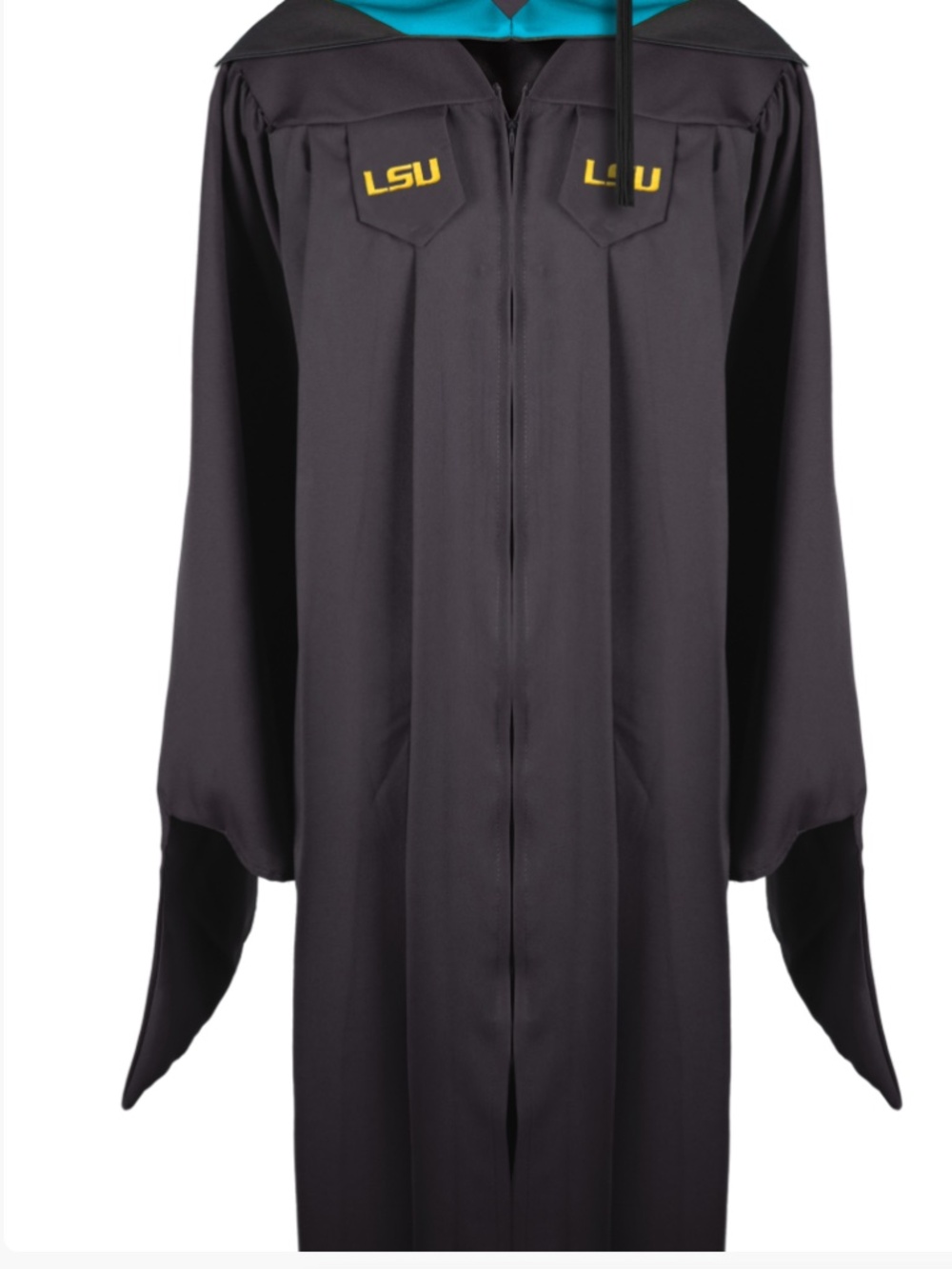 NEW LSU Masters Degree Graduate Gown and Cap (Louisiana State) Regalia